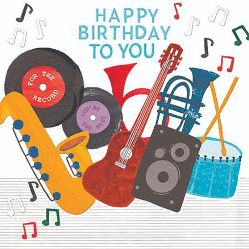 Picture of HAPPY BIRTHDAY TO YOU INSTRUMENTS CARD